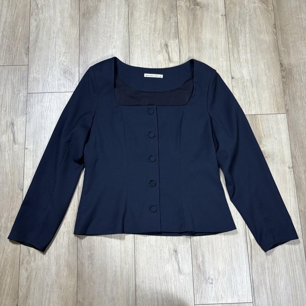 Abercrombie & Fitch square neck blazer